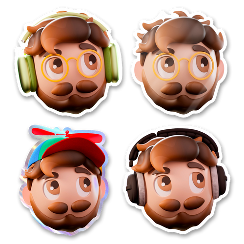 Pack de Stickers - Basti